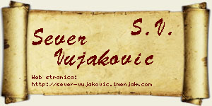 Sever Vujaković vizit kartica